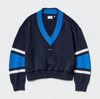 TM×UA ブロックドVネックプルオーバー（TL855）