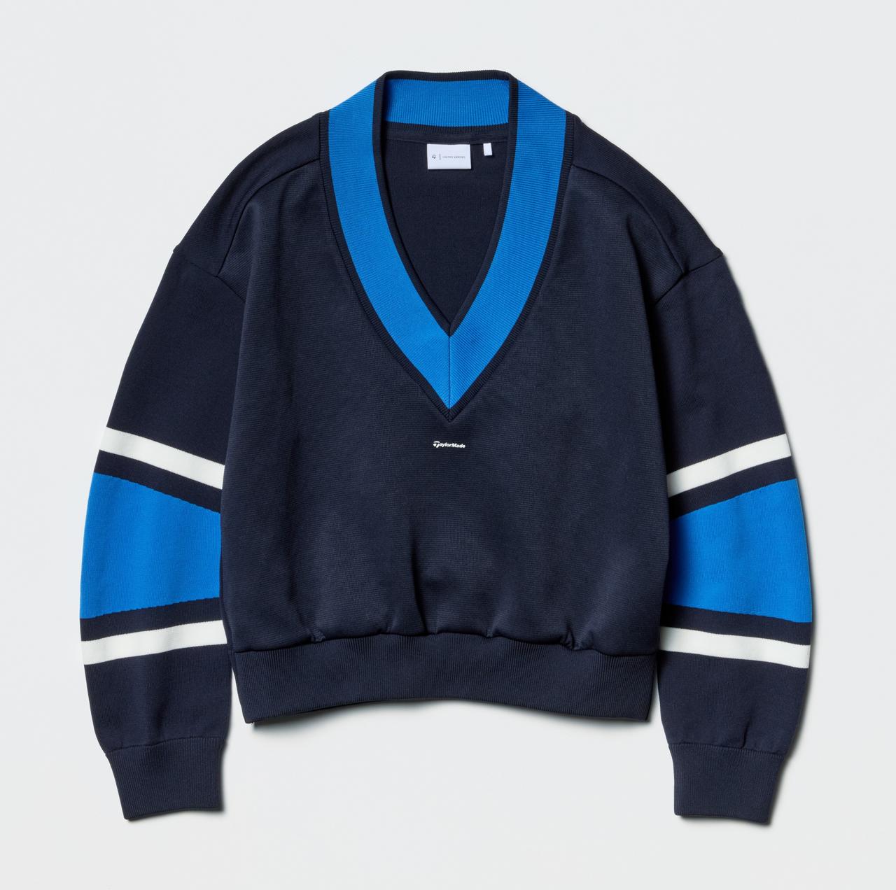 画像 : TM×UA ブロックドVネックプルオーバー（TL855）