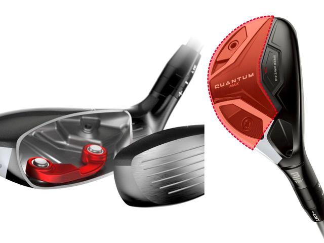 画像: FWと同様のウェイト構造、“スピードウェーブ 2.0”を搭載、ソールは“ニュー・ステップソール”形状を採用。打点ブレへの寛容性と振り抜きが向上した