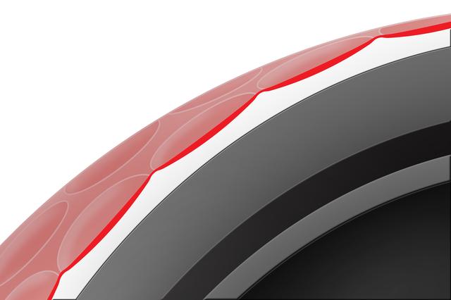 画像: 従来のコーティングの拡大図(イメージ)