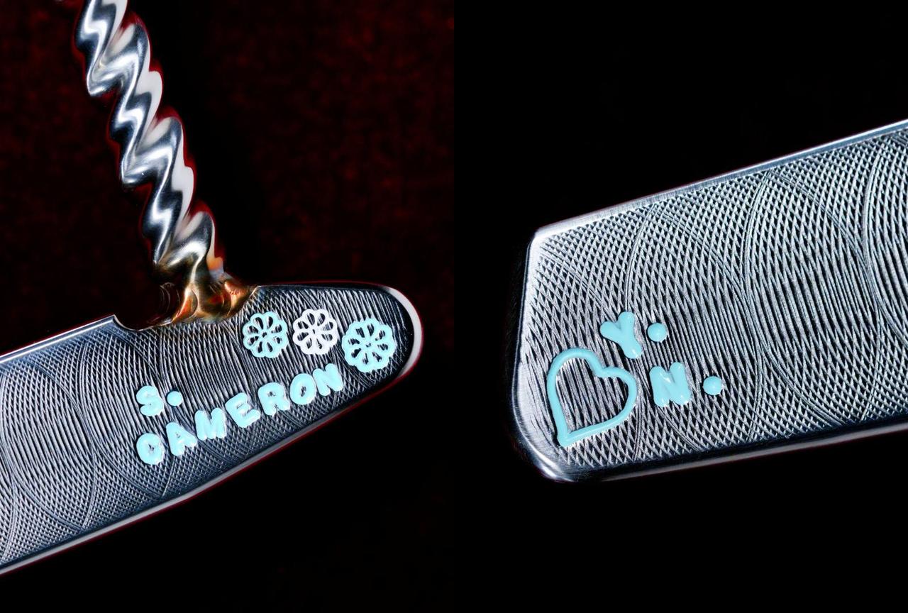 画像: 【TOUR PRINCESS GSS TWISTY】芸術的にねじられたツイストネックが美しい、GSS（ジャーマンステンレススチール）のニューポート2。ツアープリンセスは、あくまでシリーズ名であり、ツアープリンセスという形状のモデルがあるわけではない。（写真）花柄やハートのスタンプが、スコッティブルーとピンクにペイントされている