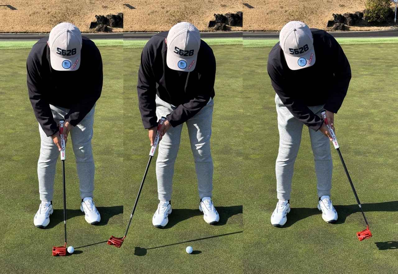 画像: 綱引きグリップでストロークするとヘッドがスムーズに動き、挙動が安定するので、方向性が良くなりました