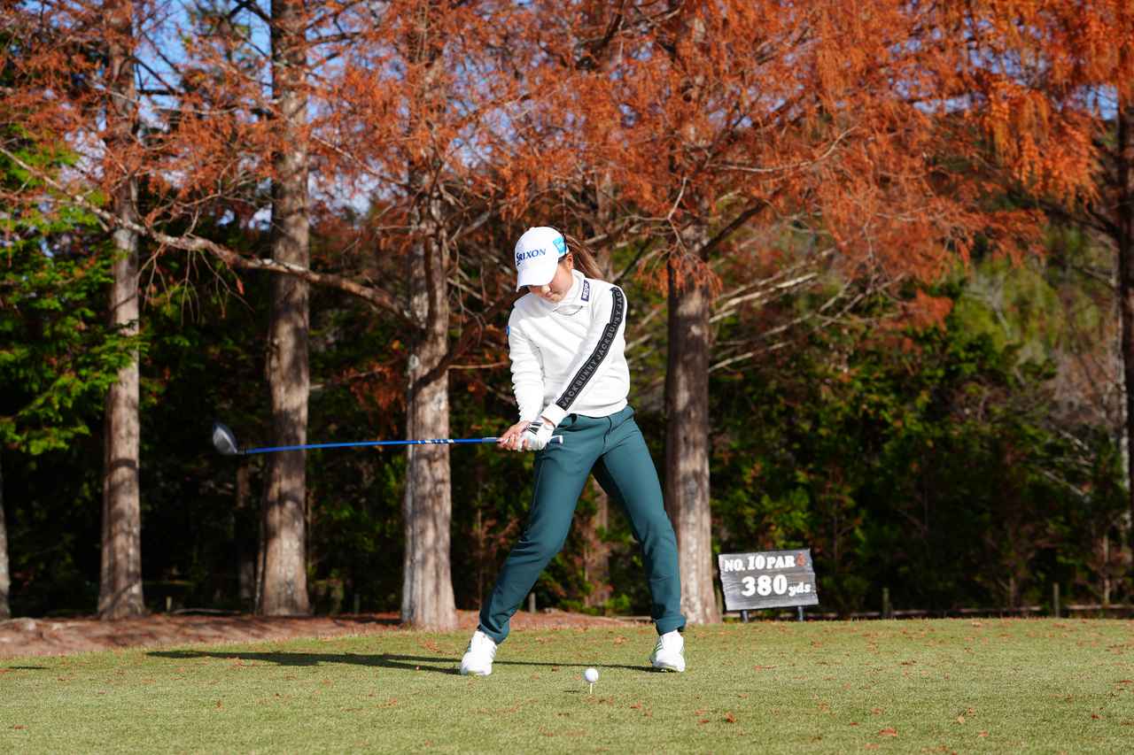 画像 : P6（シャフトが地面と平行）