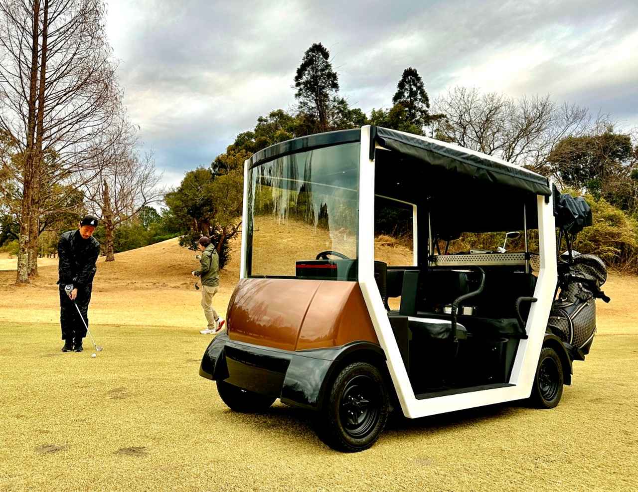画像: 三笠製作所が発表した高付加価値ゴルフカート「ロイヤルコーチ」