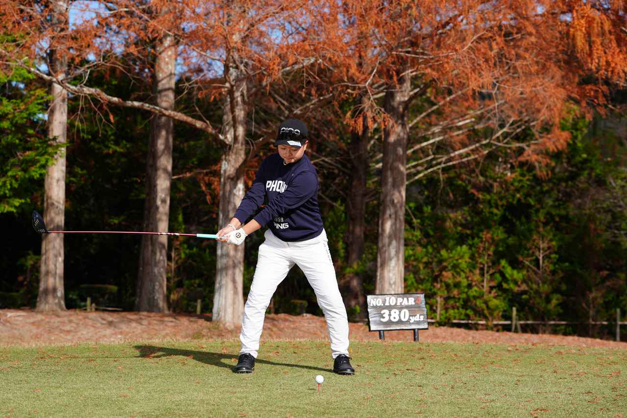 画像 : P2（シャフトが地面と平行）