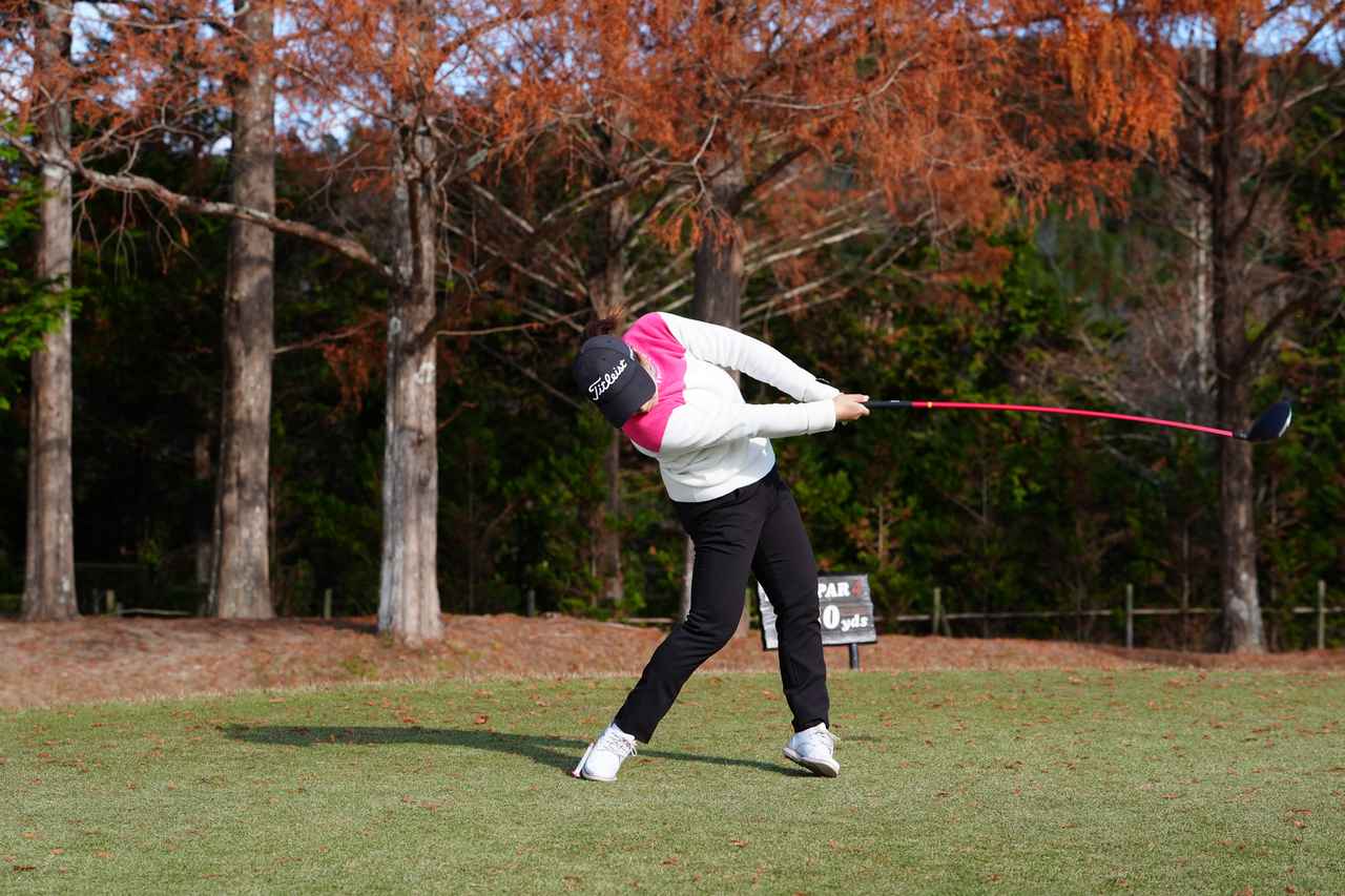 画像 : P8（シャフトが地面と平行）