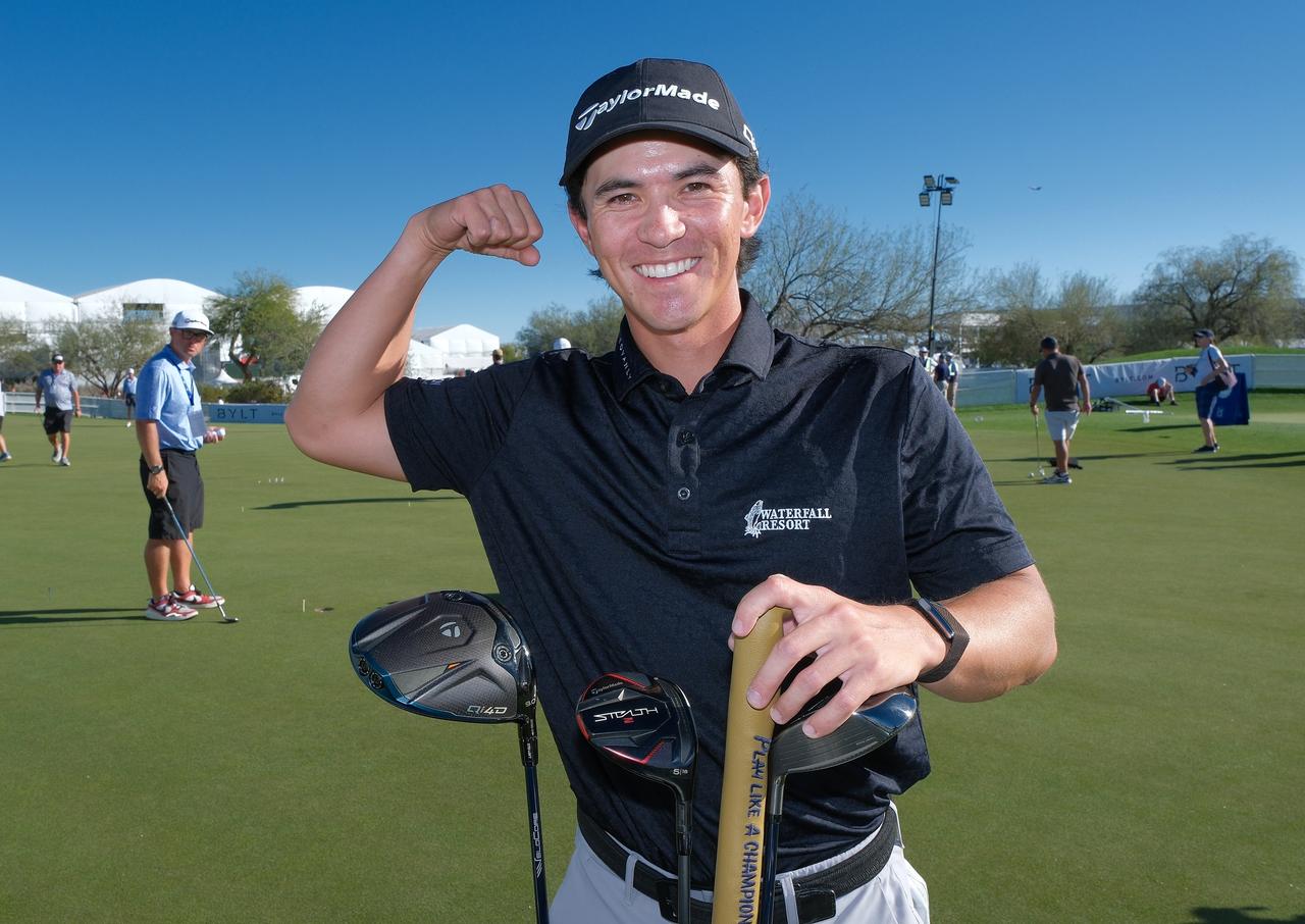 画像: デービス・チャットフィールド（DAVIS CHATFIELD）。身長168cm。昨年コーンフェリーツアーで上位20名に入り、平田憲聖とともに2026年のPGAツアー昇格を決めた“小さな巨人”