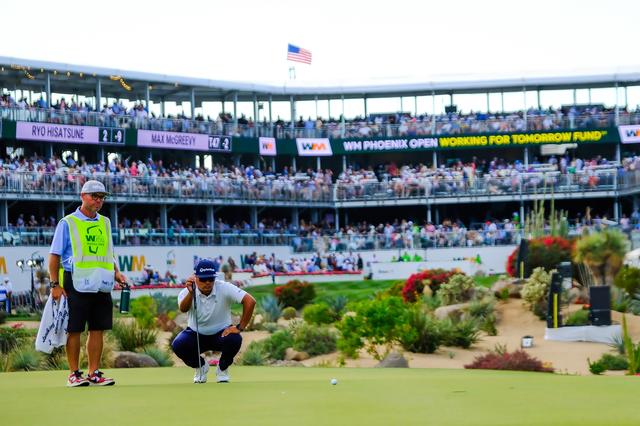 画像: 名物ホールの16番（パー3）でもバーディ。この時点で首位タイに立つ