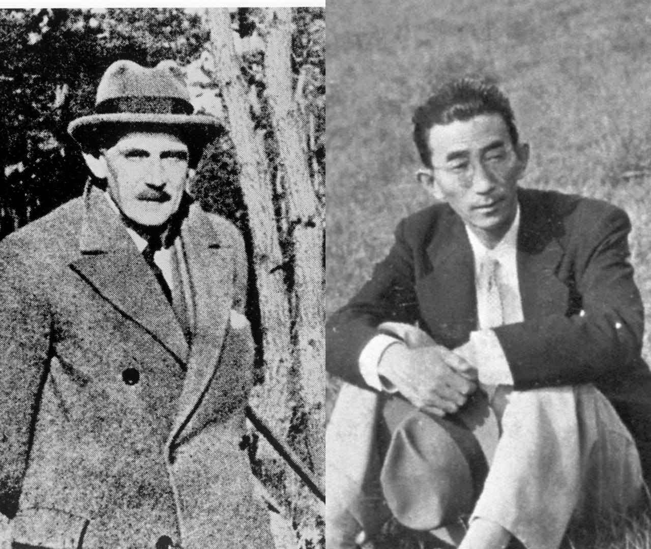 画像: 左:チャールズ・H・アリソン 右:井上誠一