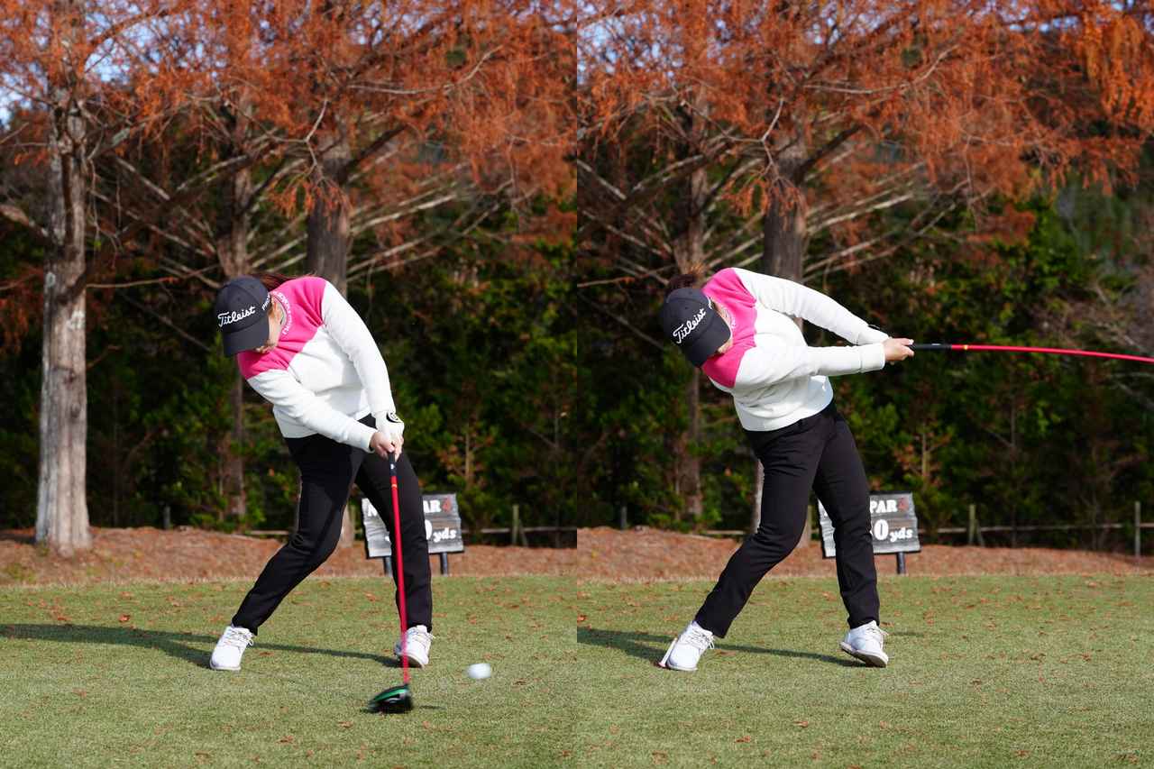 画像: 身長150cmで240Y！ 新人・高田菜桜はダスティン・ジョンソン級の「超フラット」【新人女子プロのスウィング#9】 - みんなのゴルフダイジェスト