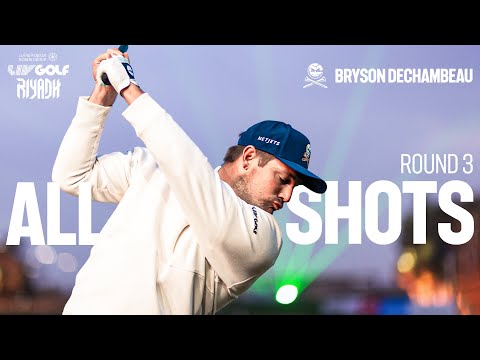 画像: Every Shot from Bryson DeChambeau | LIV Golf Riyadh Round 3 www.youtube.com