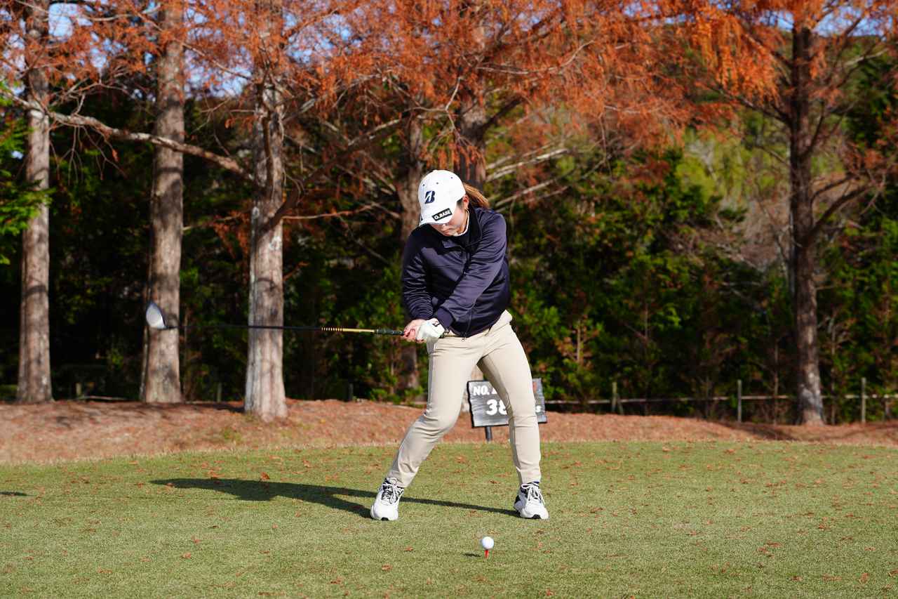 画像 : P6（シャフトが地面と平行）