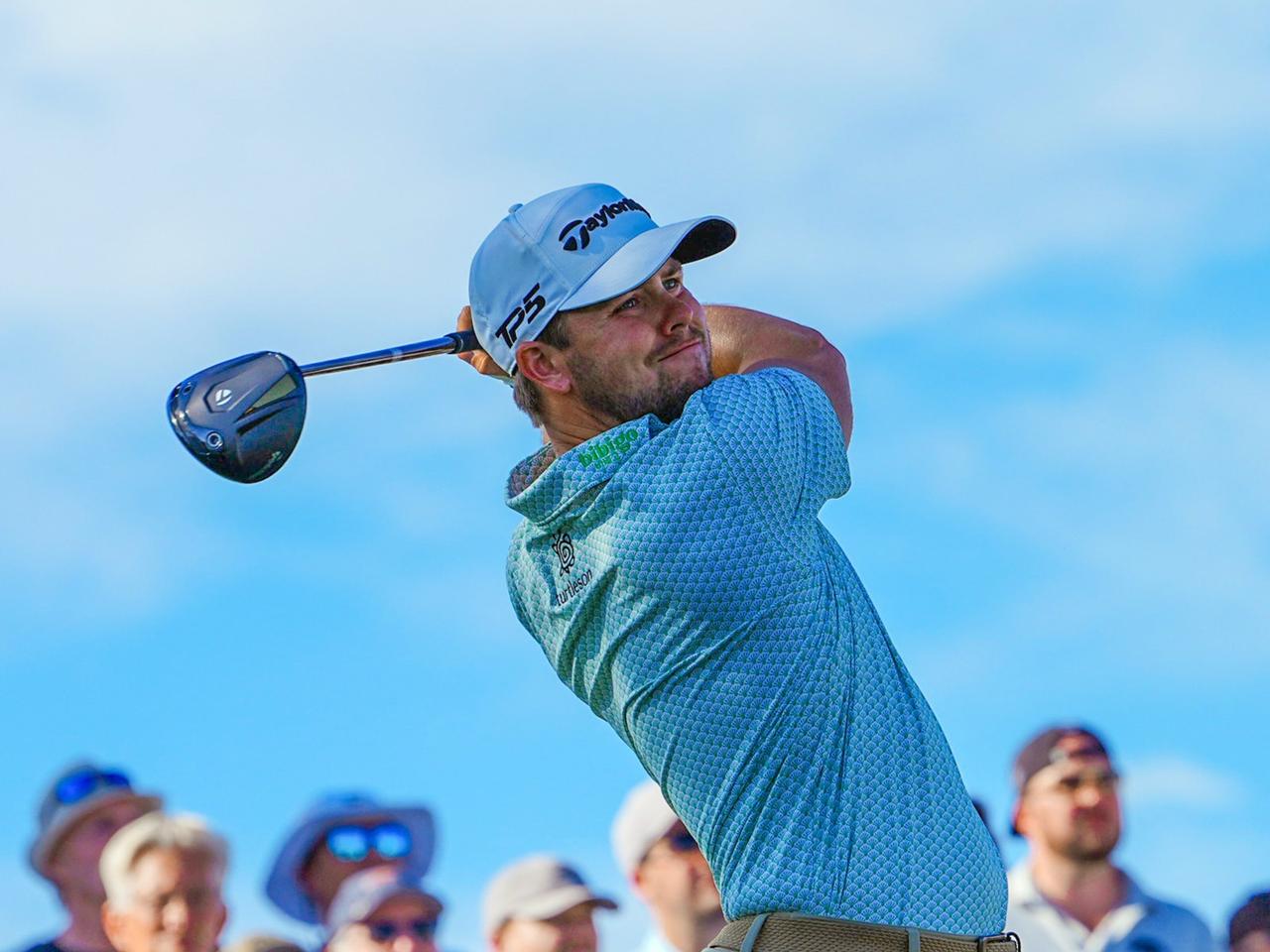 画像: ピアースサン・クーディ（Pierceson Coody）。双子の兄・パーカーもツアープレーヤー（写真は26WMフェニックスオープン3日目、撮影/岩本芳弘）