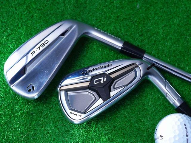画像: 『Qi MAX』アイアンと『P790』アイアンを比較