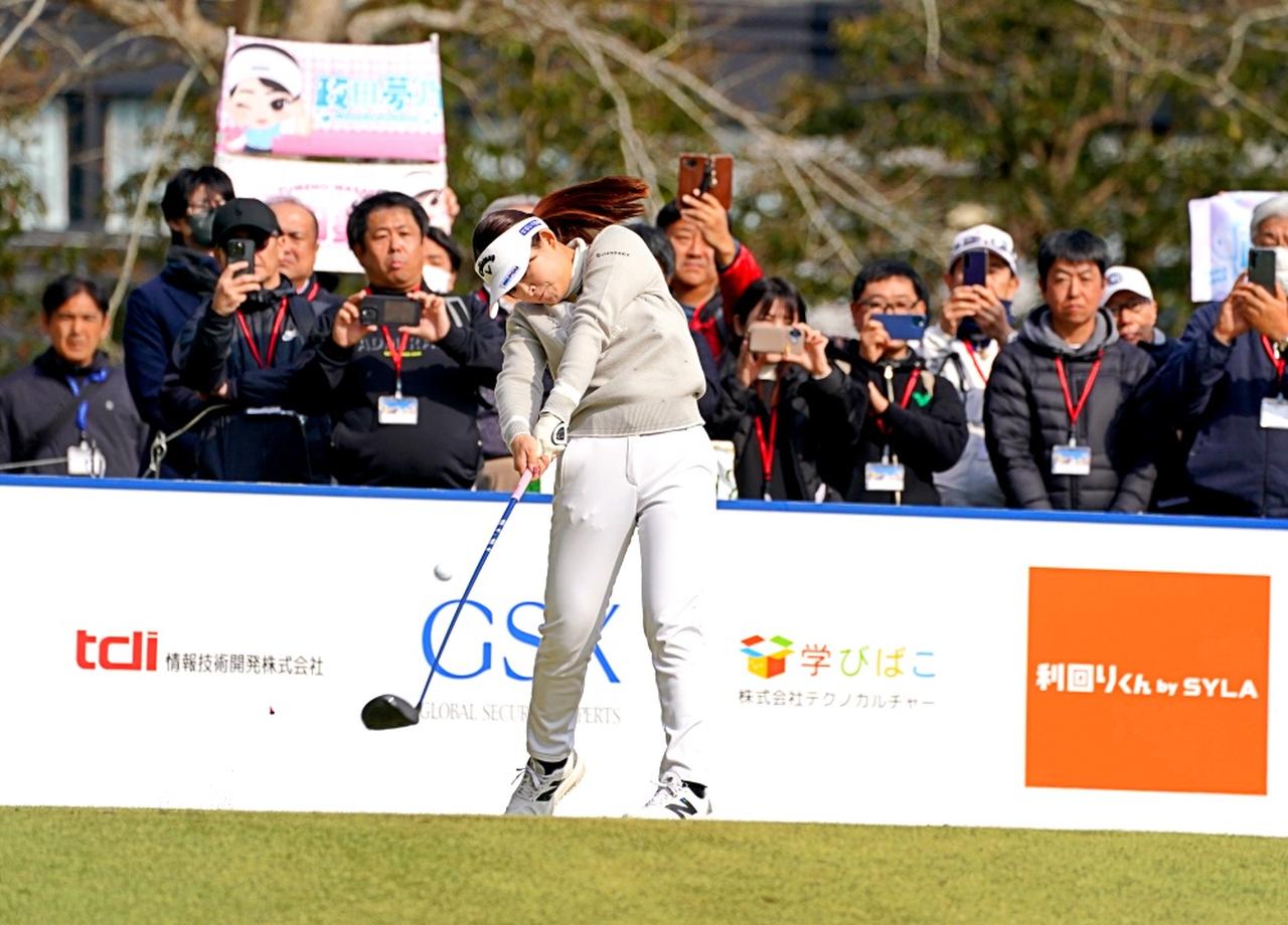 画像 : 8番目の画像 - 新ドライバーで10YUP、政田夢乃のドライバーショット連続写真 - みんなのゴルフダイジェスト