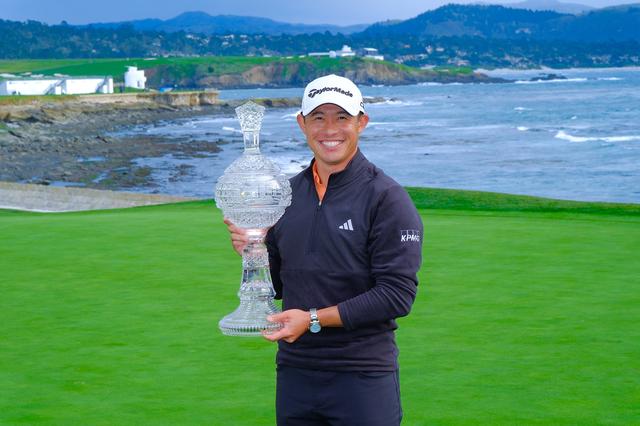 画像: シグネチャーイベントの「AT&T ペブルビーチ ナショナル プロアマ」で通算7勝目を挙げたコリン・モリカワ。この優勝で世界ランキングは5位へジャンプアップ