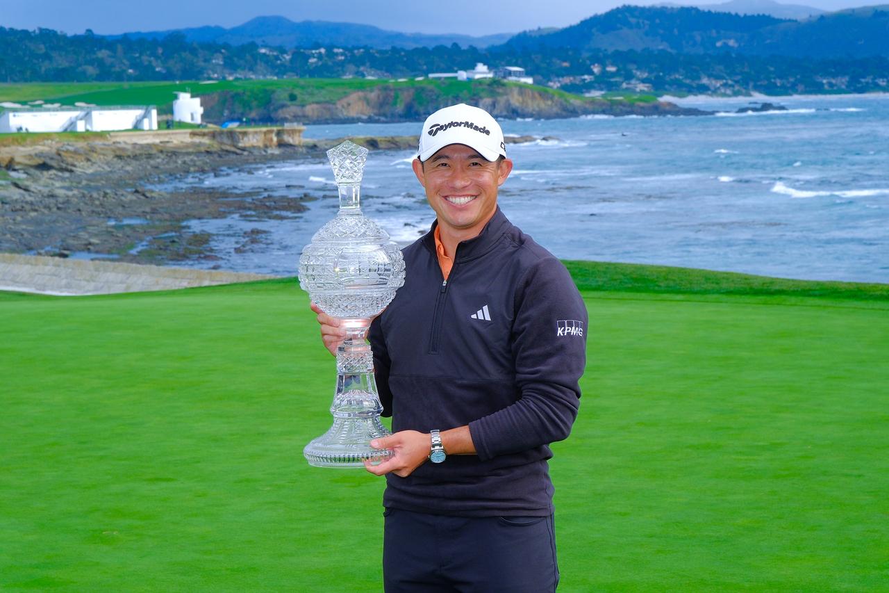 画像: シグネチャーイベントの「AT&T ペブルビーチ ナショナル プロアマ」で通算7勝目を挙げたコリン・モリカワ。この優勝で世界ランキングは5位へジャンプアップ