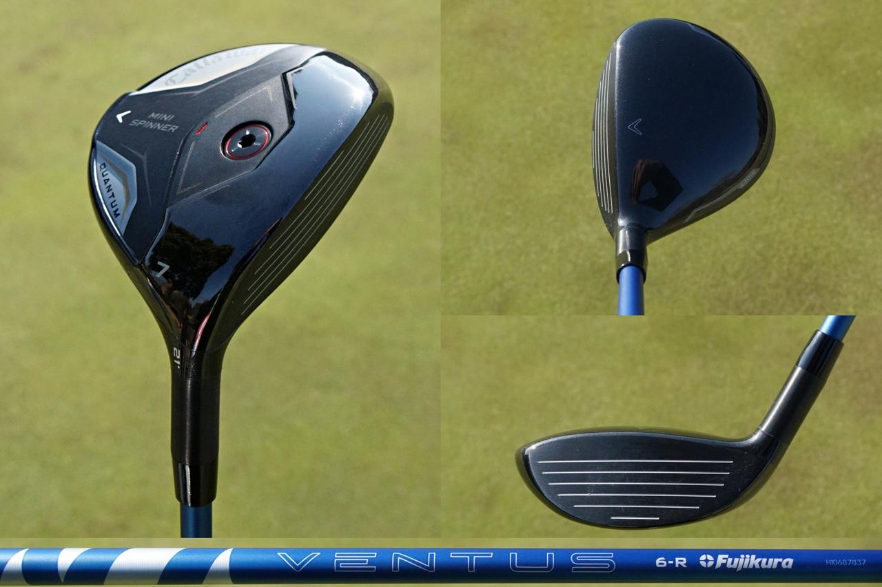 画像: キャロウェイ「QUANTUM　MINI SPINNER」と表記された7W