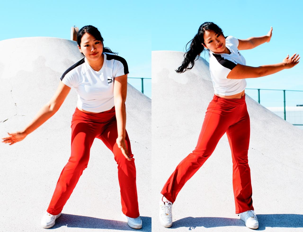 画像: 沈み込んで跳ね上がる!