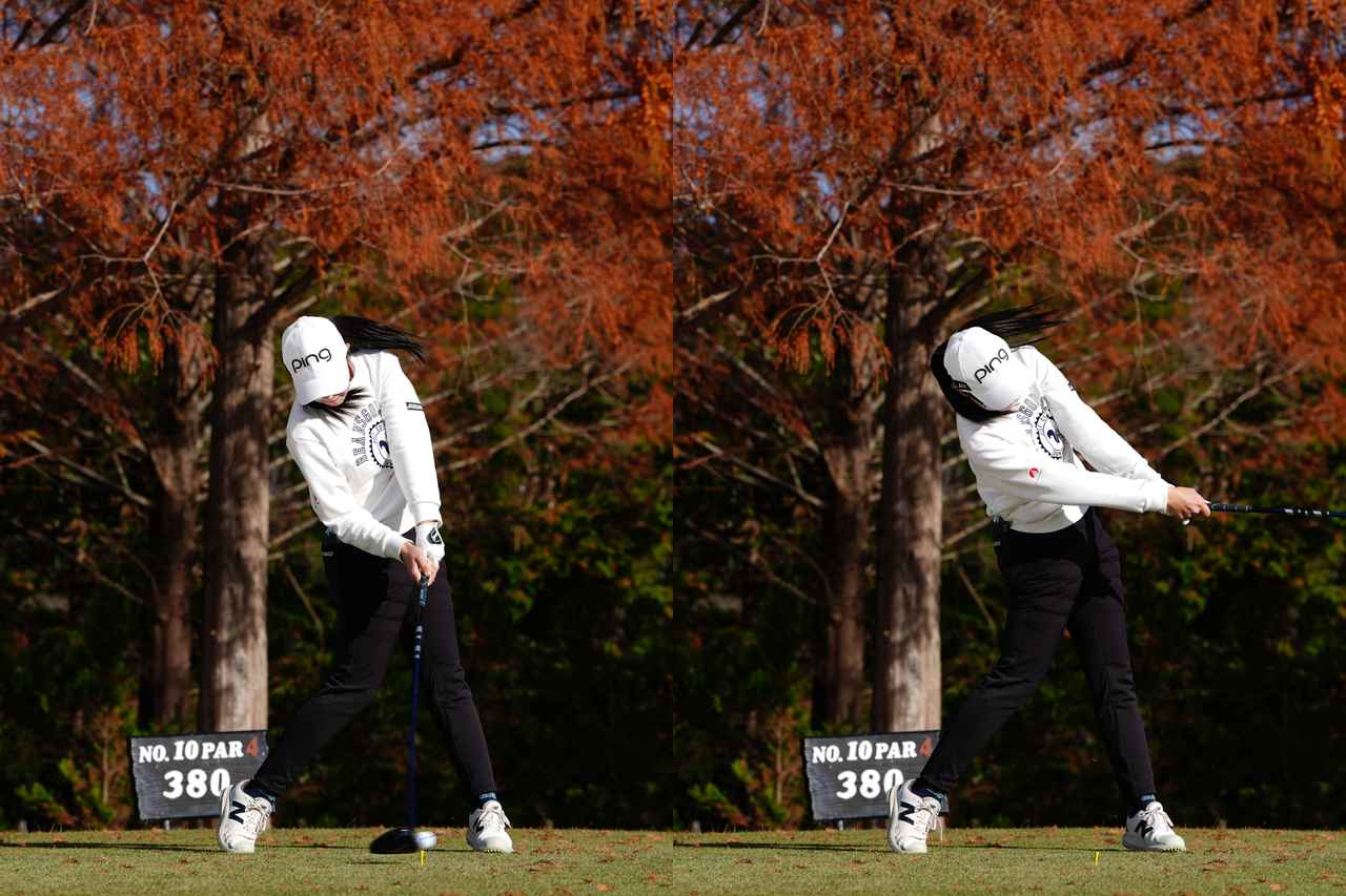 画像: 天国の父へ捧ぐプロ合格。松原柊亜は「左サイドのブレーキ」で飛ばす【新人女子プロのスウィング#12】 - みんなのゴルフダイジェスト