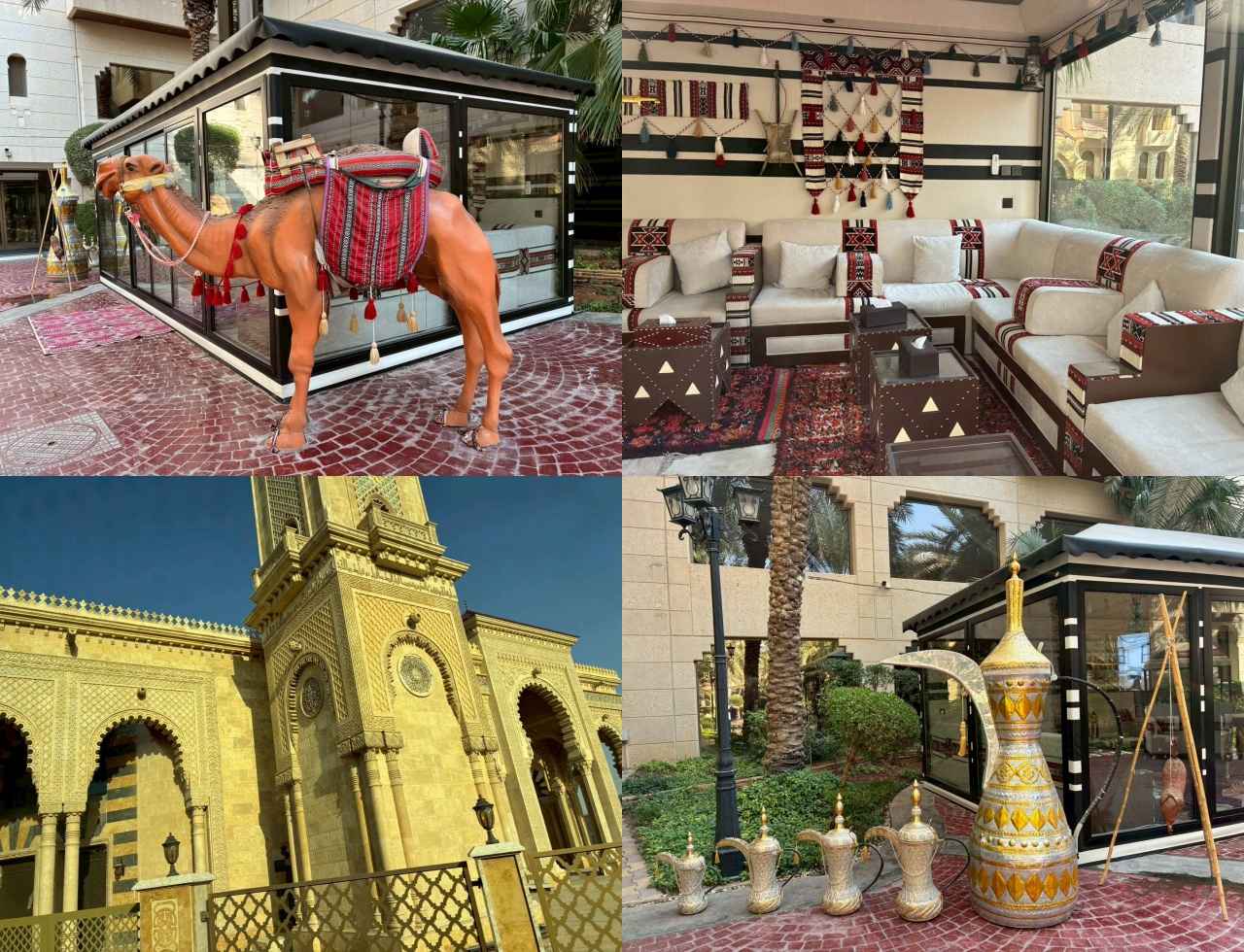 画像: オフィシャルホテルでは、サウジアラビアらしさを感じられた。「LIVゴルフとはホテルは違うんです。でもご飯も普通に美味しかったです」