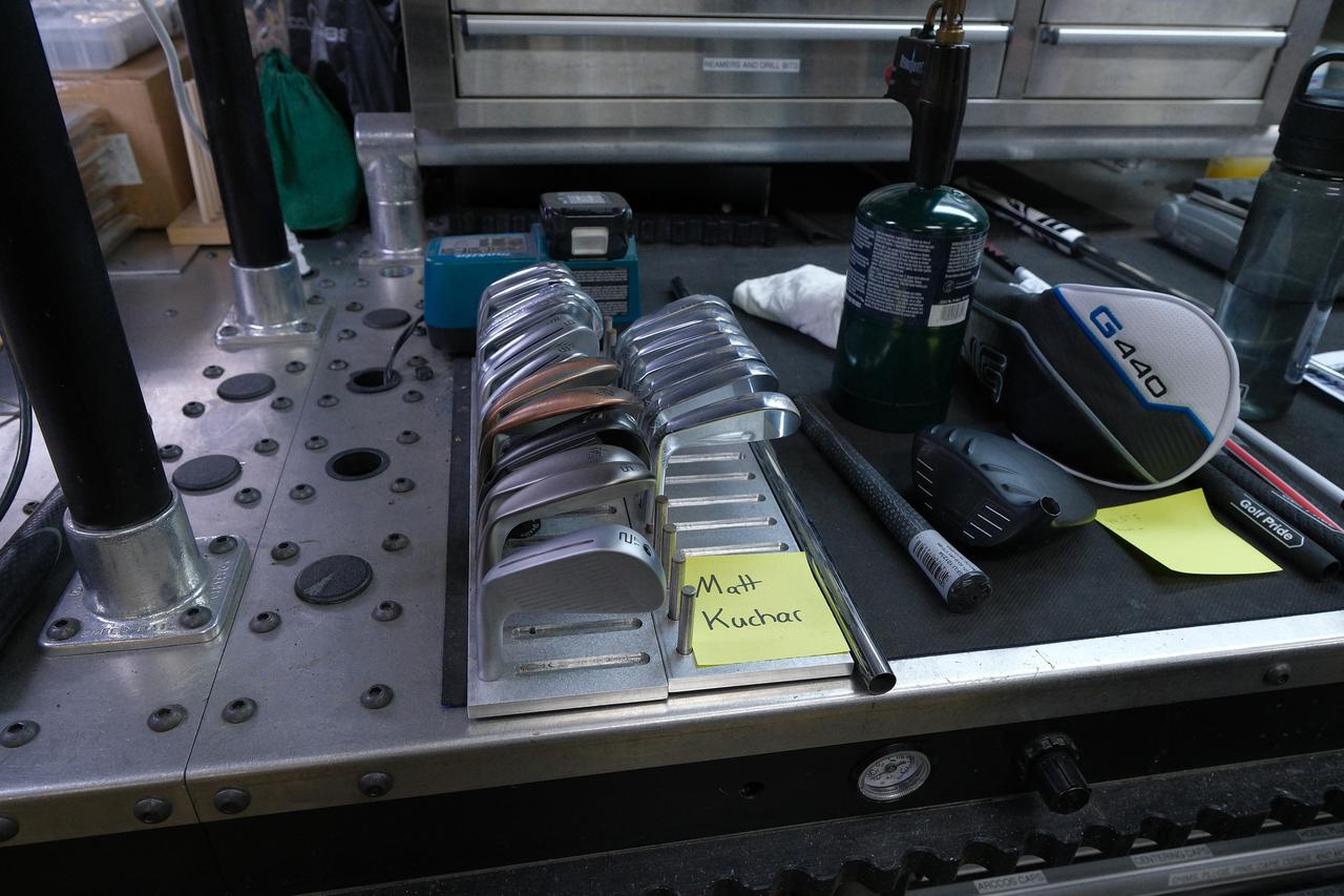 画像: 現役のツアープレーヤーのクラブ調整も手掛ける