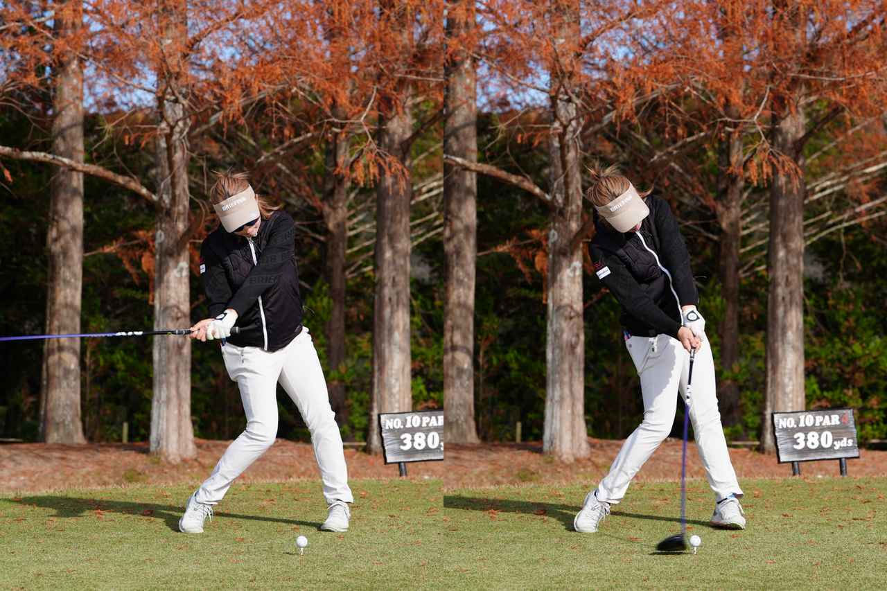 画像: 8度目でプロ合格。渋野世代・鳴川愛里の「左へ踏み込む」250Y。ドロー習得で掴んだツアーへの切符【新人女子プロのスウィング#13】 - みんなのゴルフダイジェスト