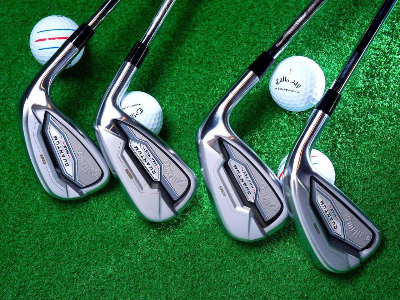 画像: ｢クアンタム MAX アイアン｣と｢クアンタム MAX FAST アイアン｣