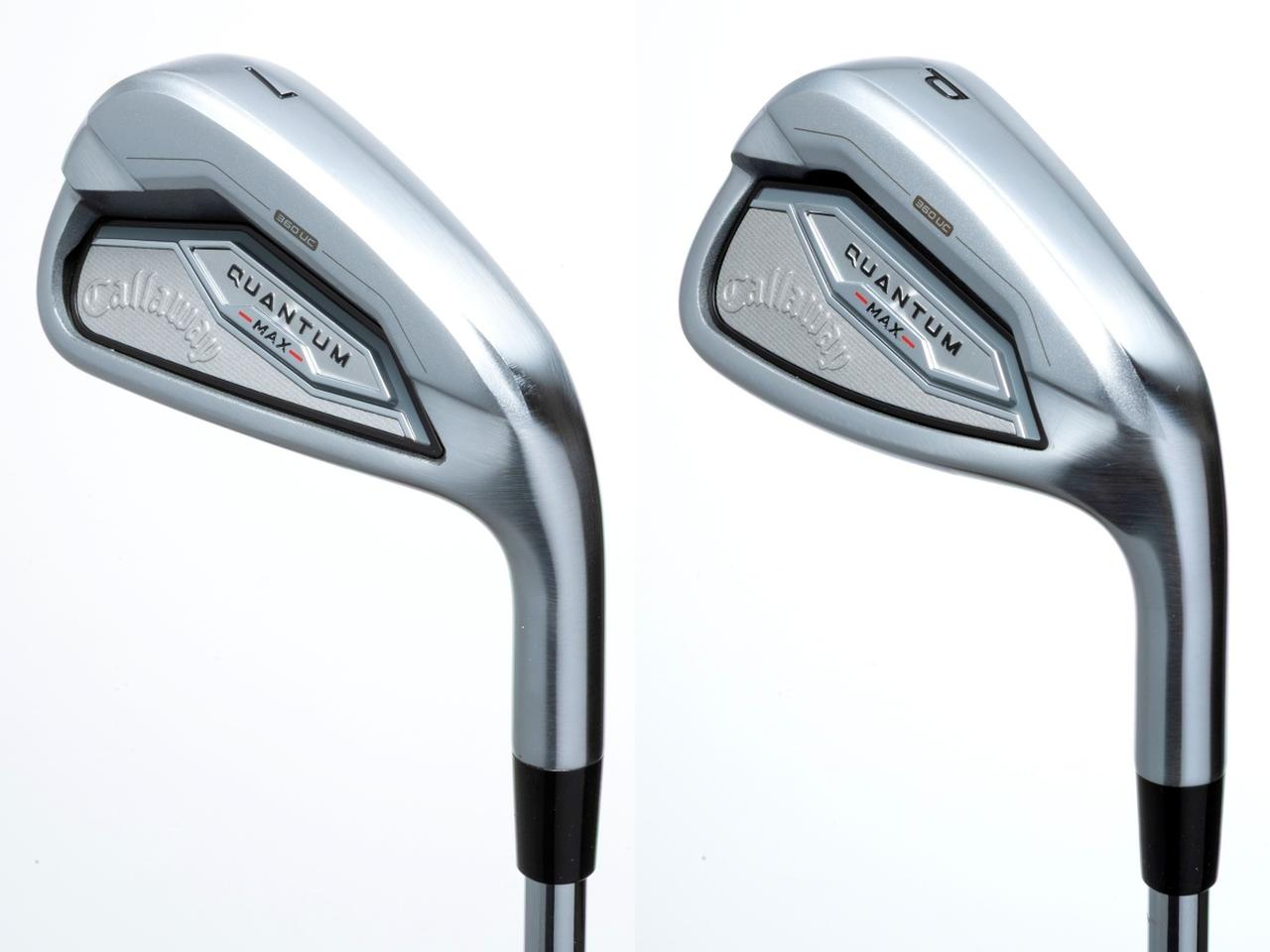 画像1: 「クアンタム MAX アイアン」の7I(左)とPW(右)