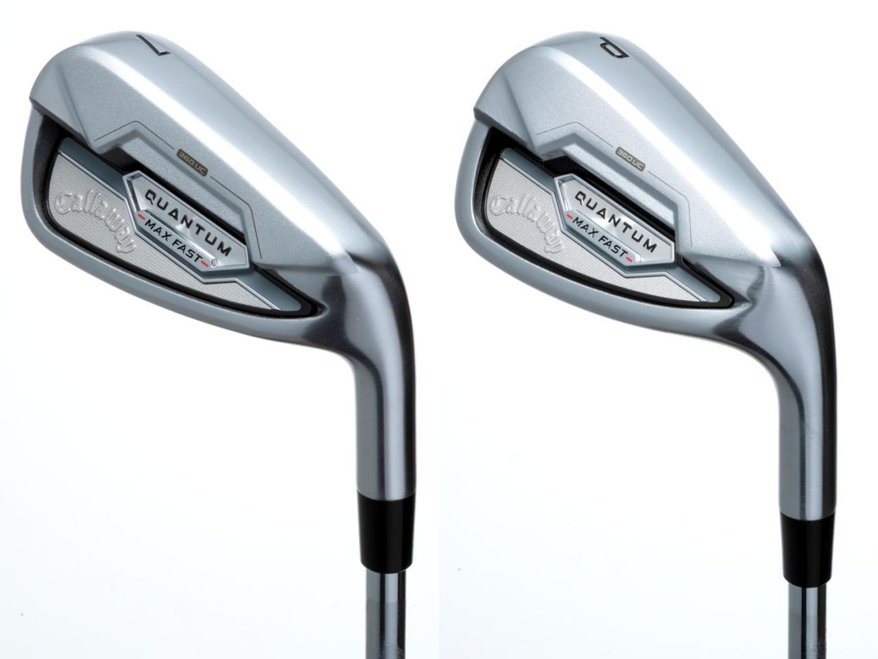 画像1: 「クアンタム MAX FAST アイアン」の7I(左)とPW(右)