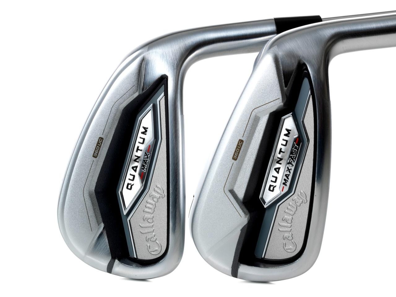 画像: 「クアンタム MAX アイアン」(左)と「クアンタム MAX FAST アイアン」(右)
