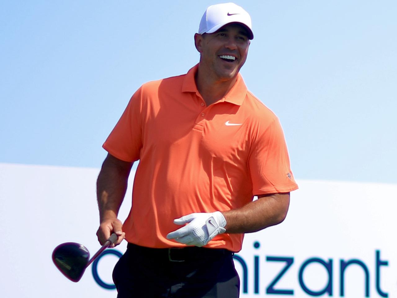 画像: 地元での試合ということで、練習ラウンドでもリラックスした表情が多いブルックス・ケプカ(PHOTO/Getty Images)