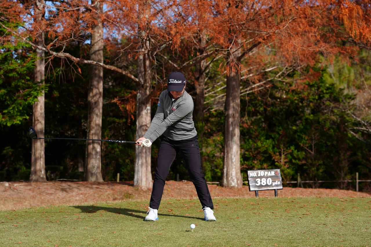 画像 : P2（シャフトが地面と平行）