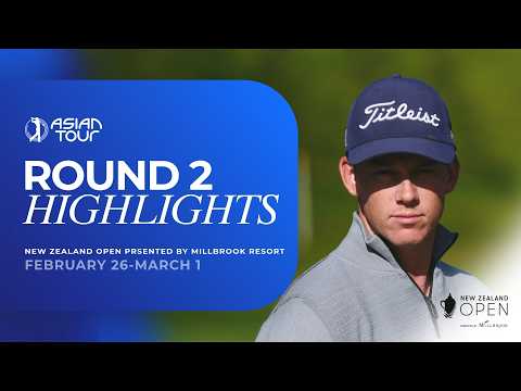 画像: New Zealand Open presented by Millbrook Resort | Round 2 Highlights | Asian Tour | 2026 www.youtube.com
