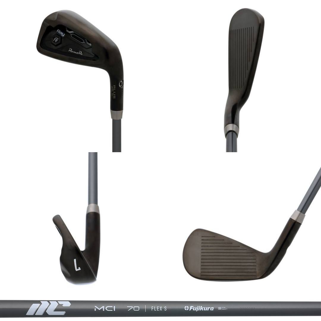 画像1: RomaRo「 Ray TYPE R PLUS DLC」アイアン、フジクラ「MCI70(S)」シャフト