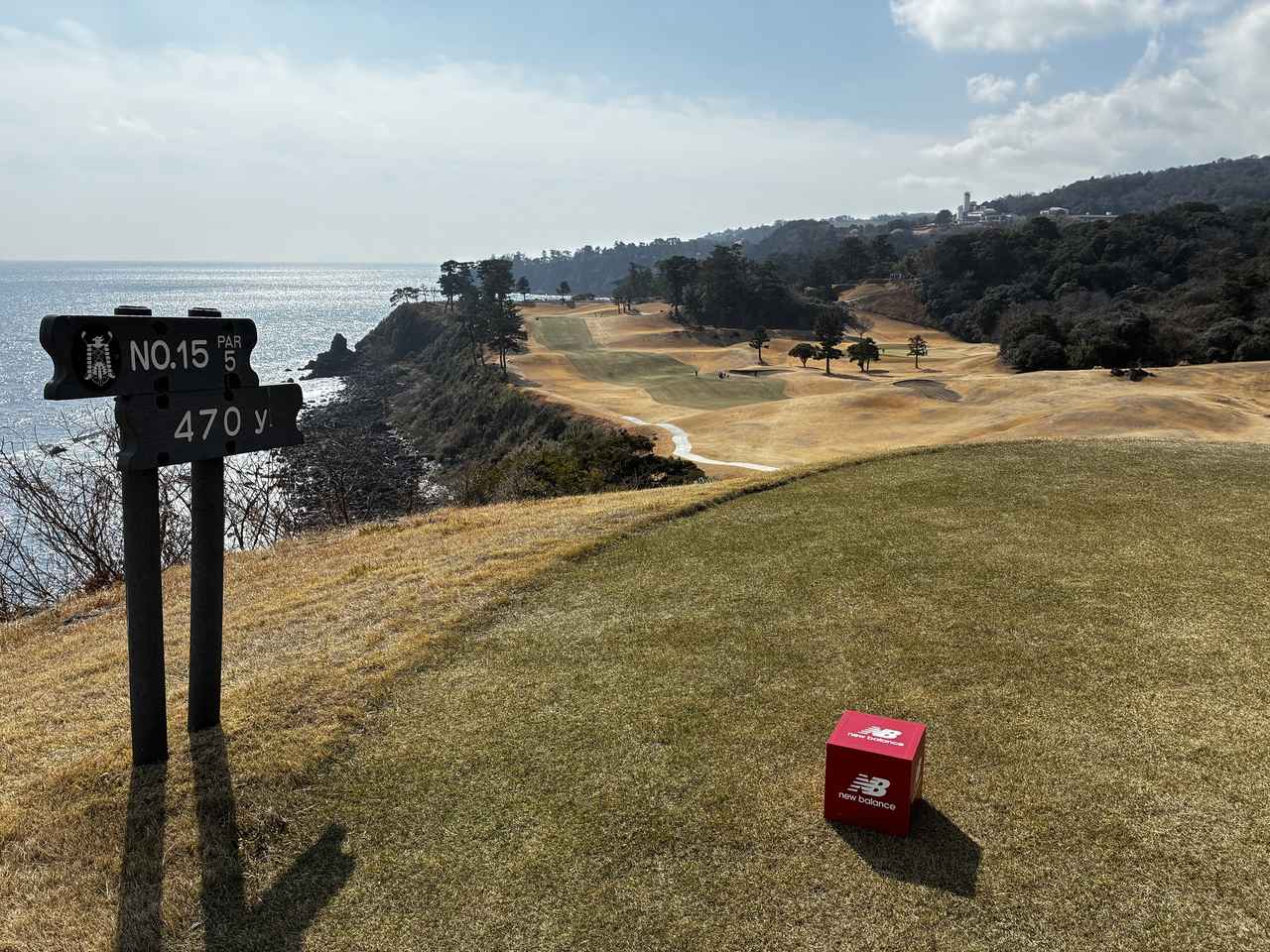 画像: 名物ホールの15番も無事乗り切れました