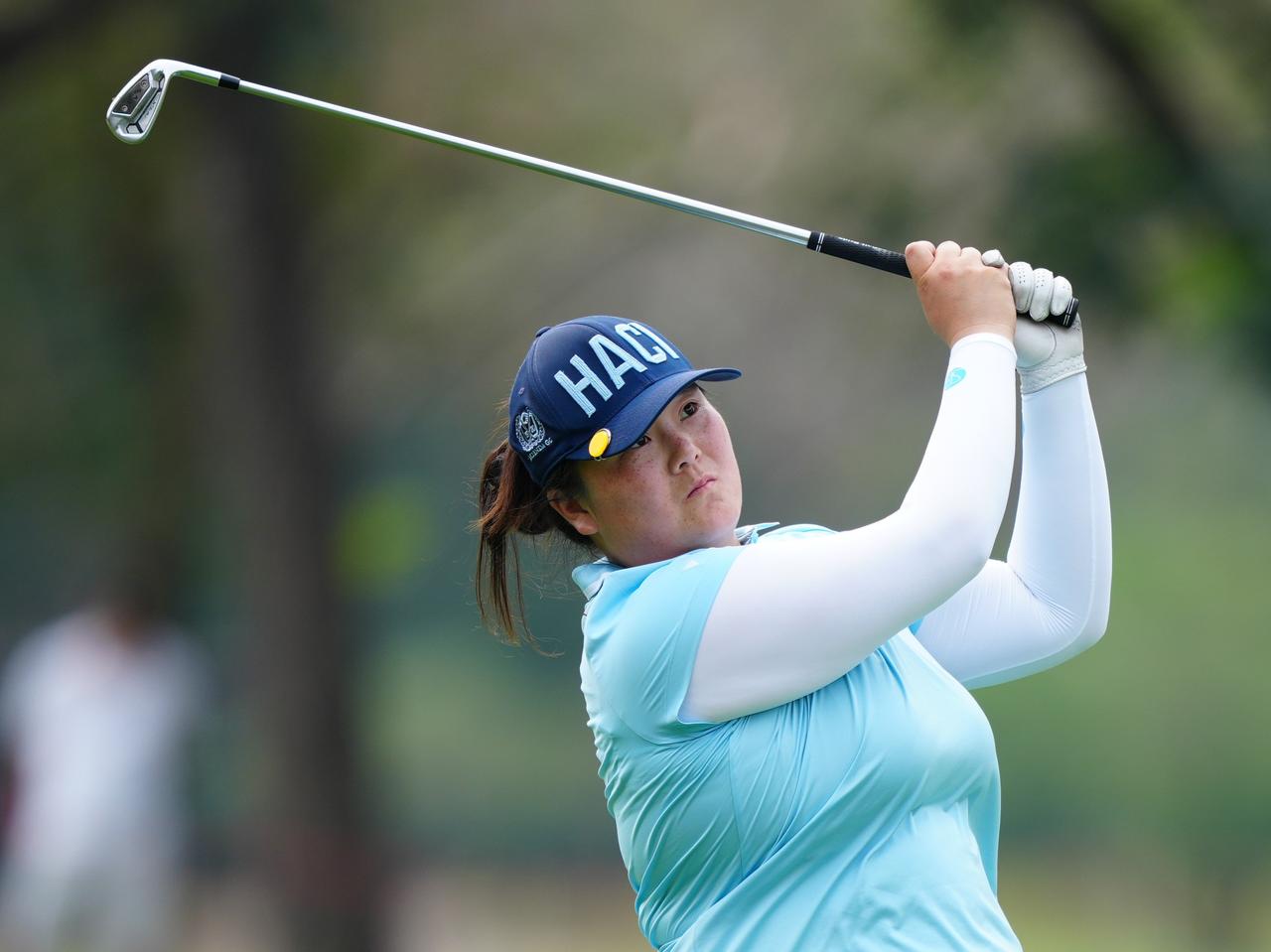 画像: ユ・ヘランと同じく首位と1打差の3位タイにいるエンジェル・イン（写真は25年ホンダLPGAタイランド、撮影/姉崎正）