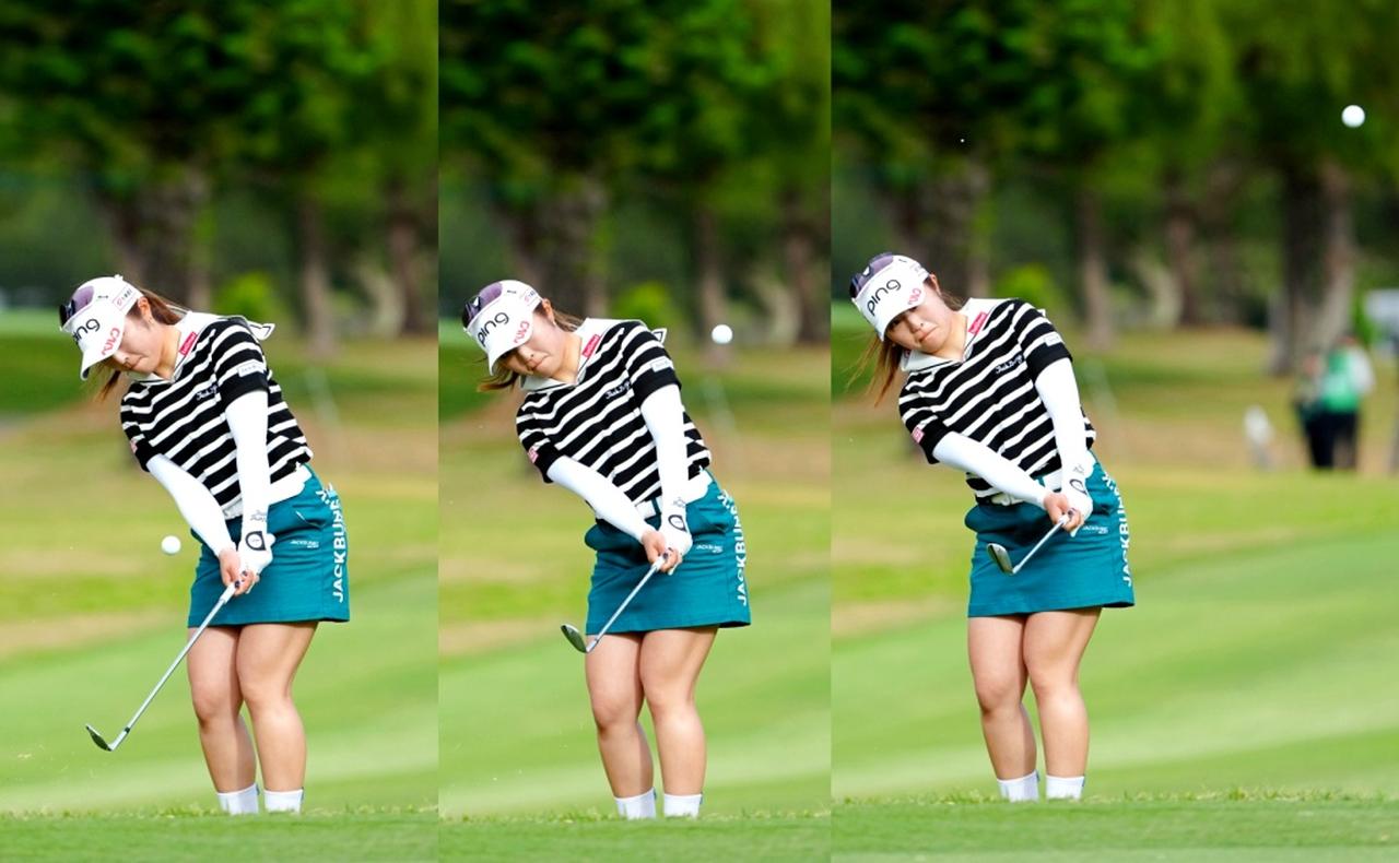 画像: 初日のアプローチショット（撮影/岡沢裕行）