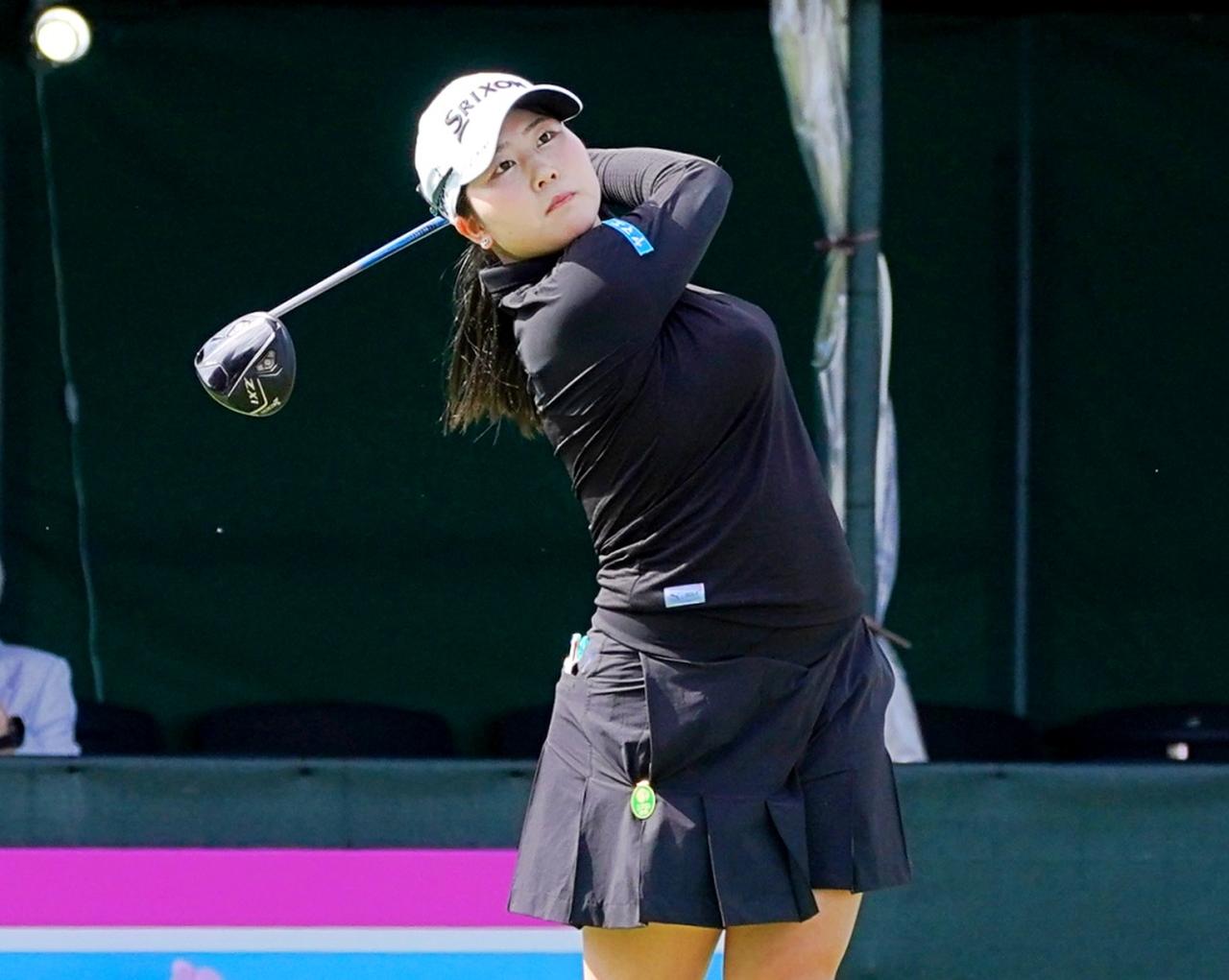 画像: 3アンダー13位タイで決勝ラウンドに進出した藤本愛菜