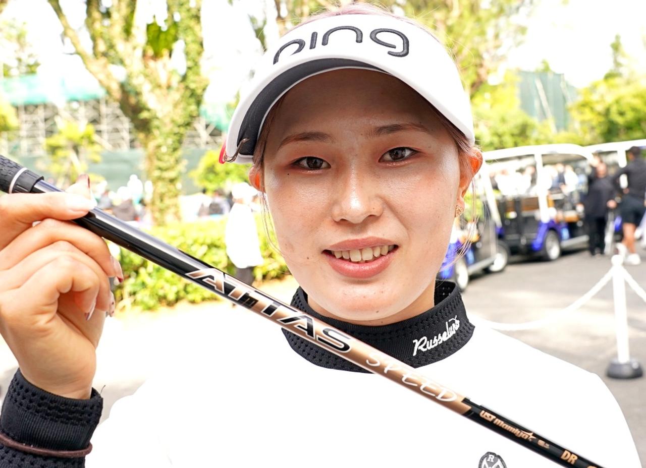 画像: ピンG440LSTのヘッドに装着したマミヤの「ATTAS　SPEED」