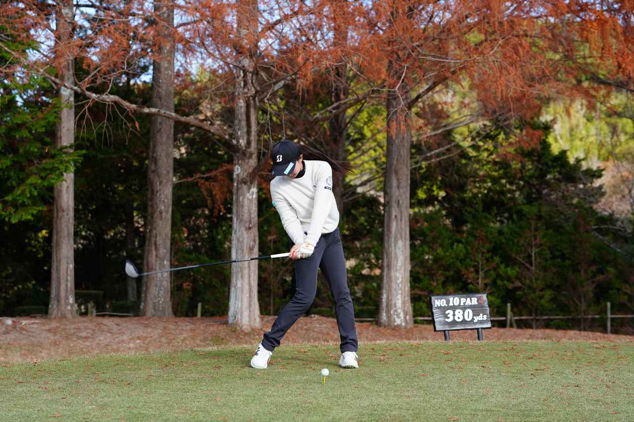 画像 : P6（シャフトが地面と平行）