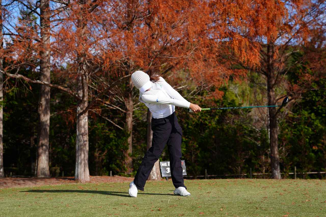 画像 : P8（シャフトが地面と平行）