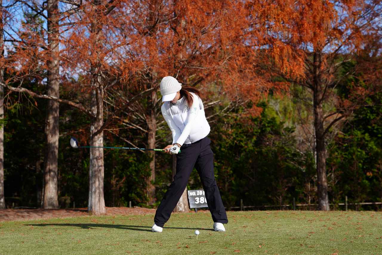 画像 : P6（シャフトが地面と平行）