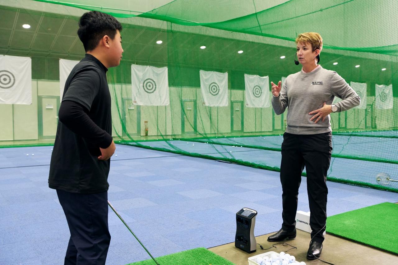 画像: ウェブは「焦らずに自分のペースでプレーを楽しんで欲しい」とジュニアたちにアドバイス