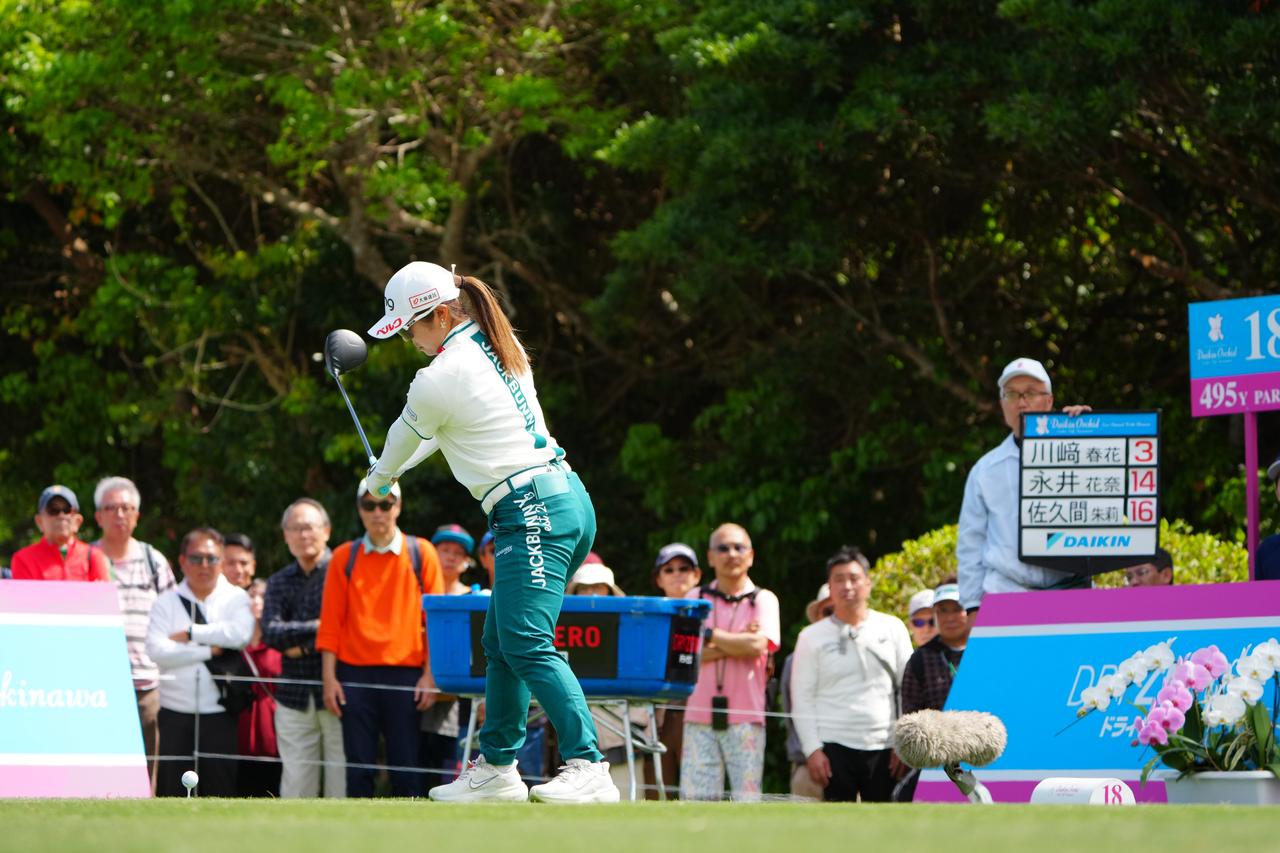 画像 : 3番目の画像 - 佐久間朱莉　ドライバー斜め正面連続写真 - みんなのゴルフダイジェスト