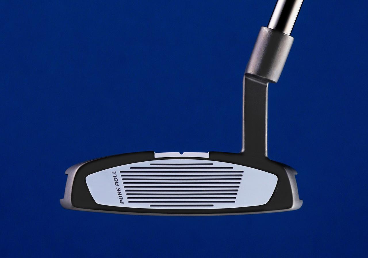 画像: ボールのスキッド（横滑り）を最小限に押さえ、インパクト後すぐに順回転を生み出す「ピュアロール インサート」