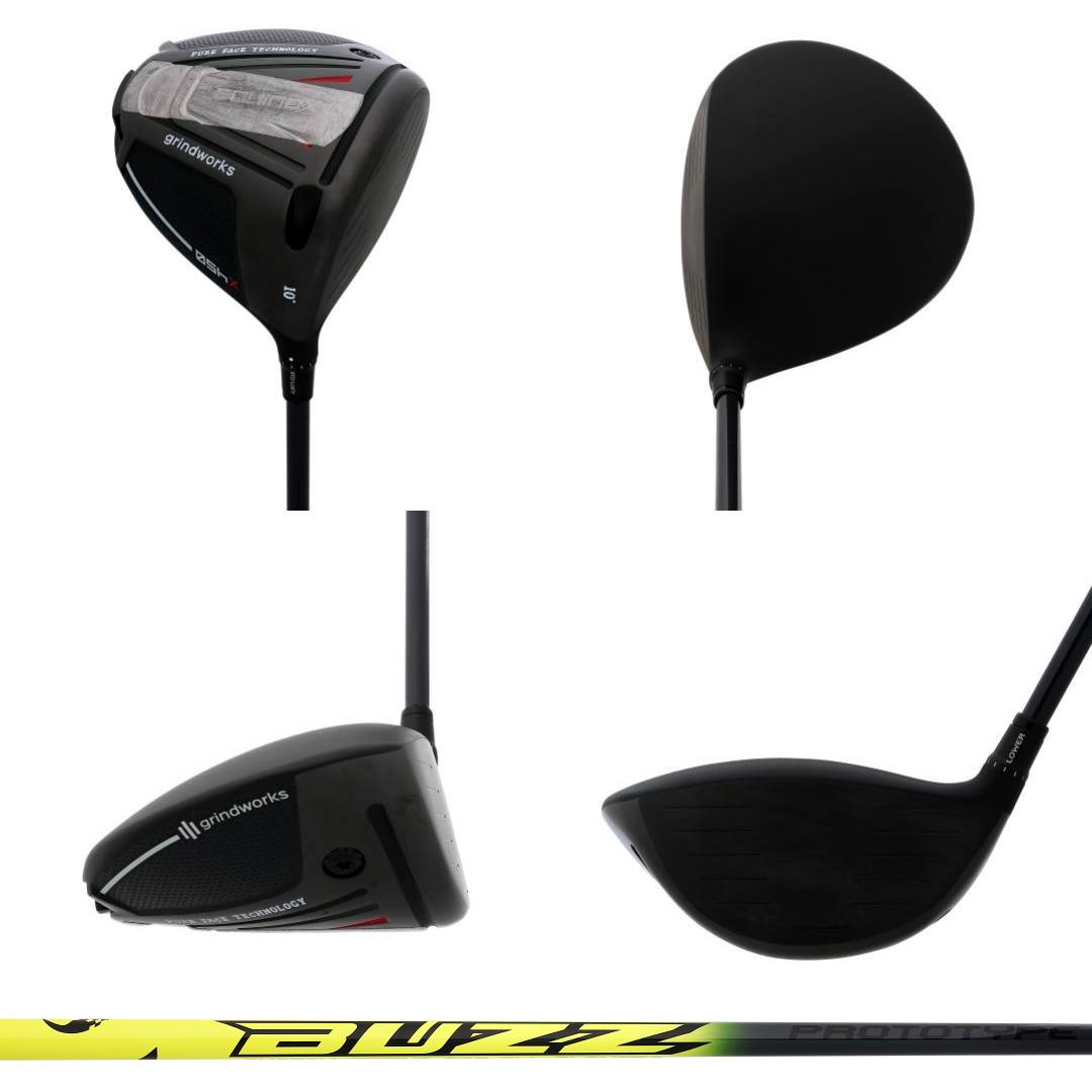 画像1: Grindworks Equinox Limitedドライバーと、BUZZシャフトの組み合わせ