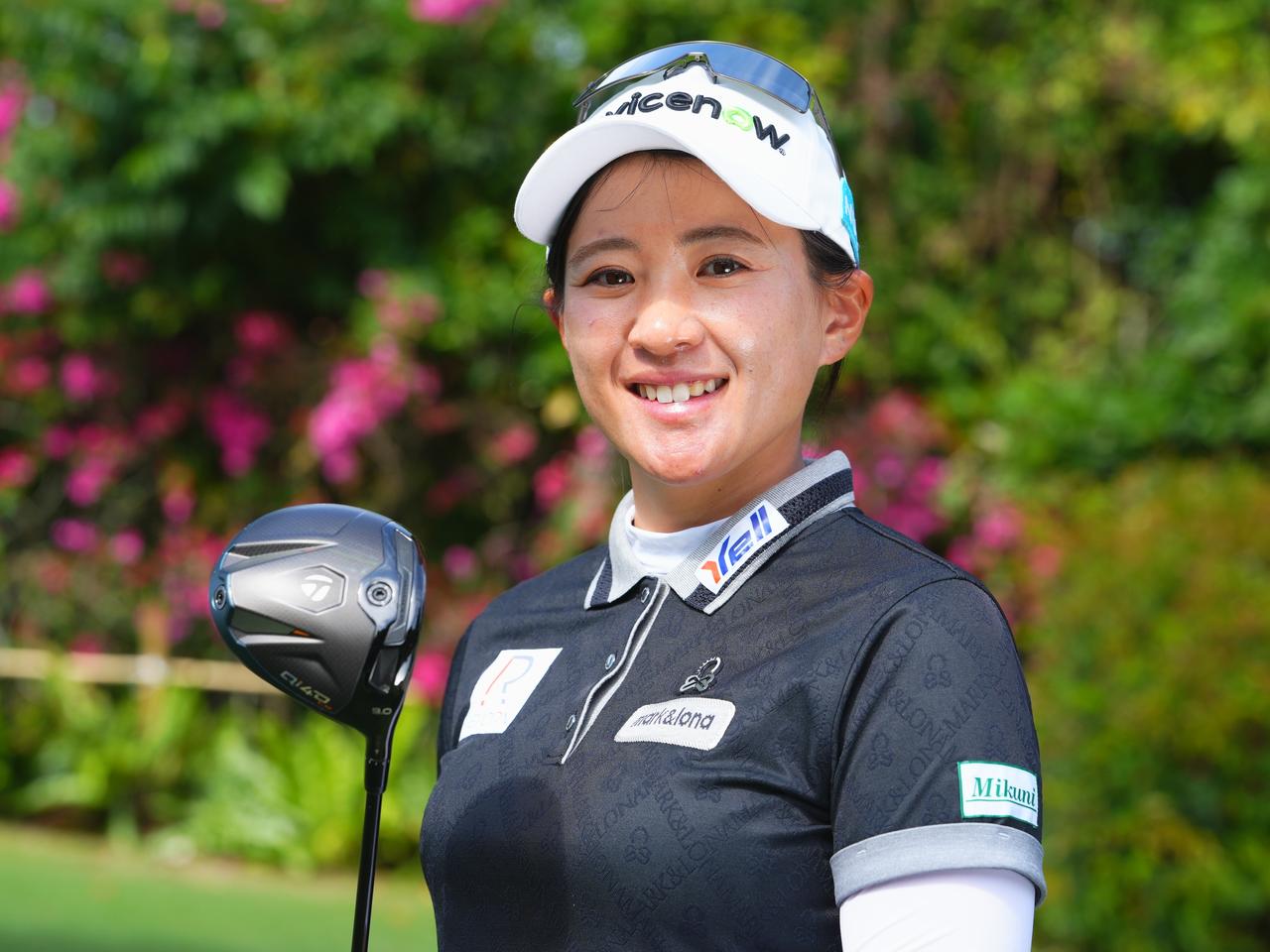 画像: 「Qi4D LS」ドライバー使用　永井花奈