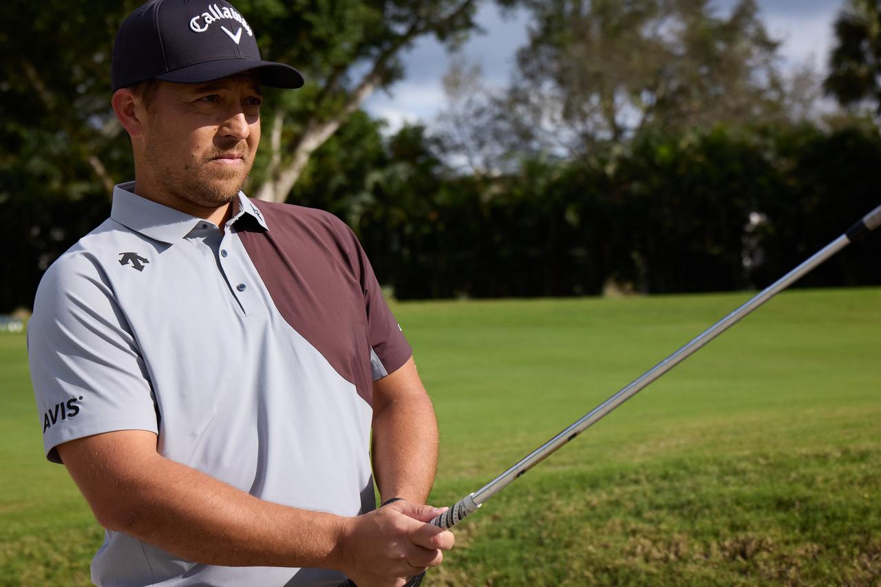 画像: デサントゴルフ契約プロのザンダー・シャウフェレ(Xander Schauffele)とコラボレーションした特別モデルウェア