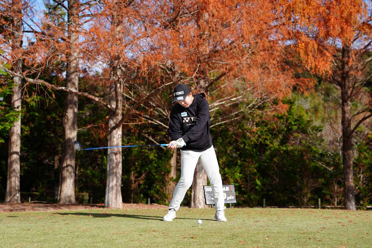 画像 : P6（シャフトが地面と平行）